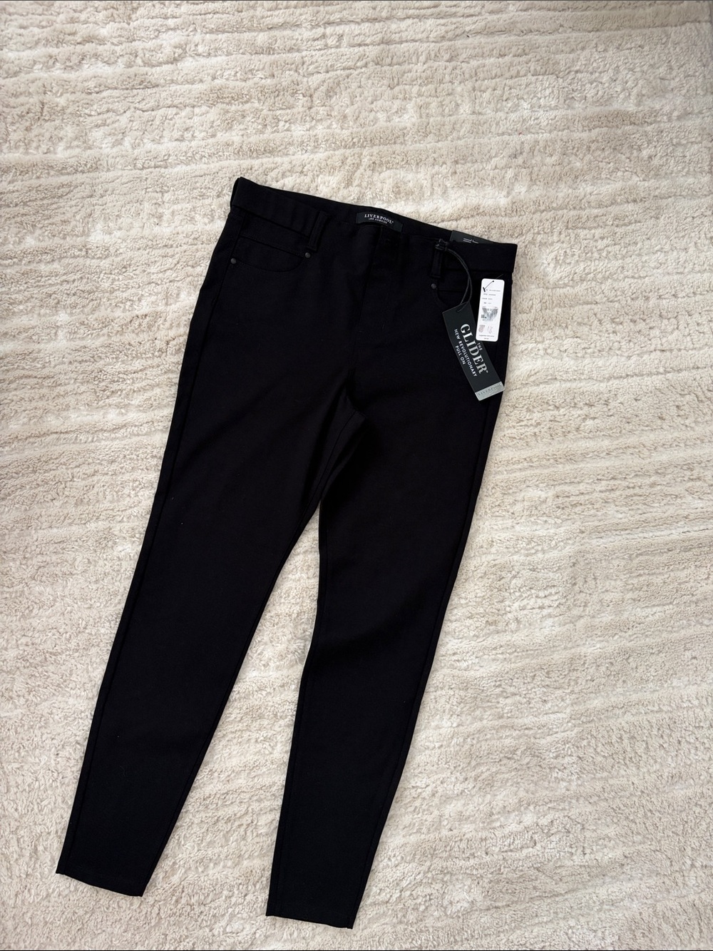 Liverpool Women's Black Skinny Ponte Pants with Tag